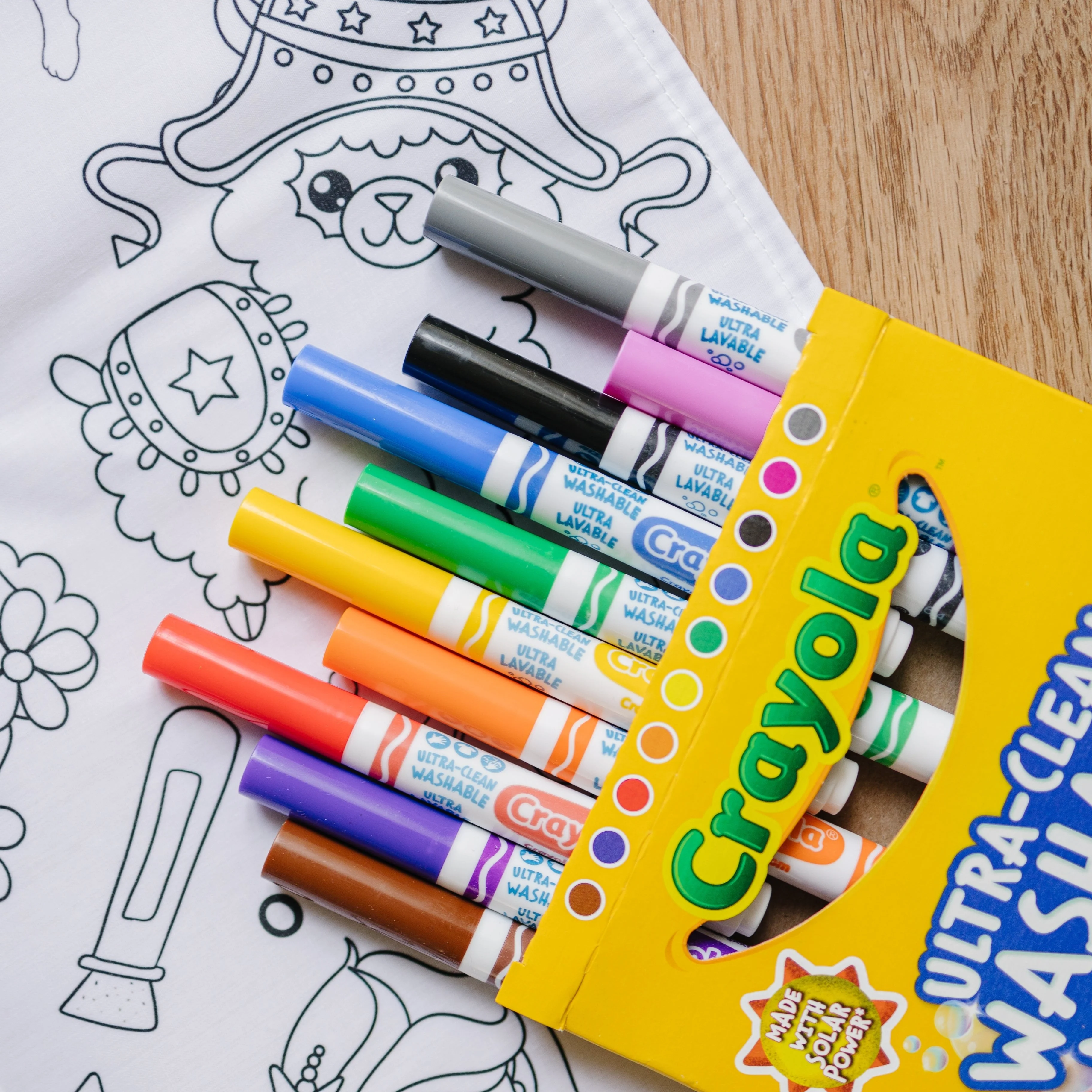 Easter Washable Fabric Coloring Tablecloth.  Reusable Coloring Sheet. - Image 9