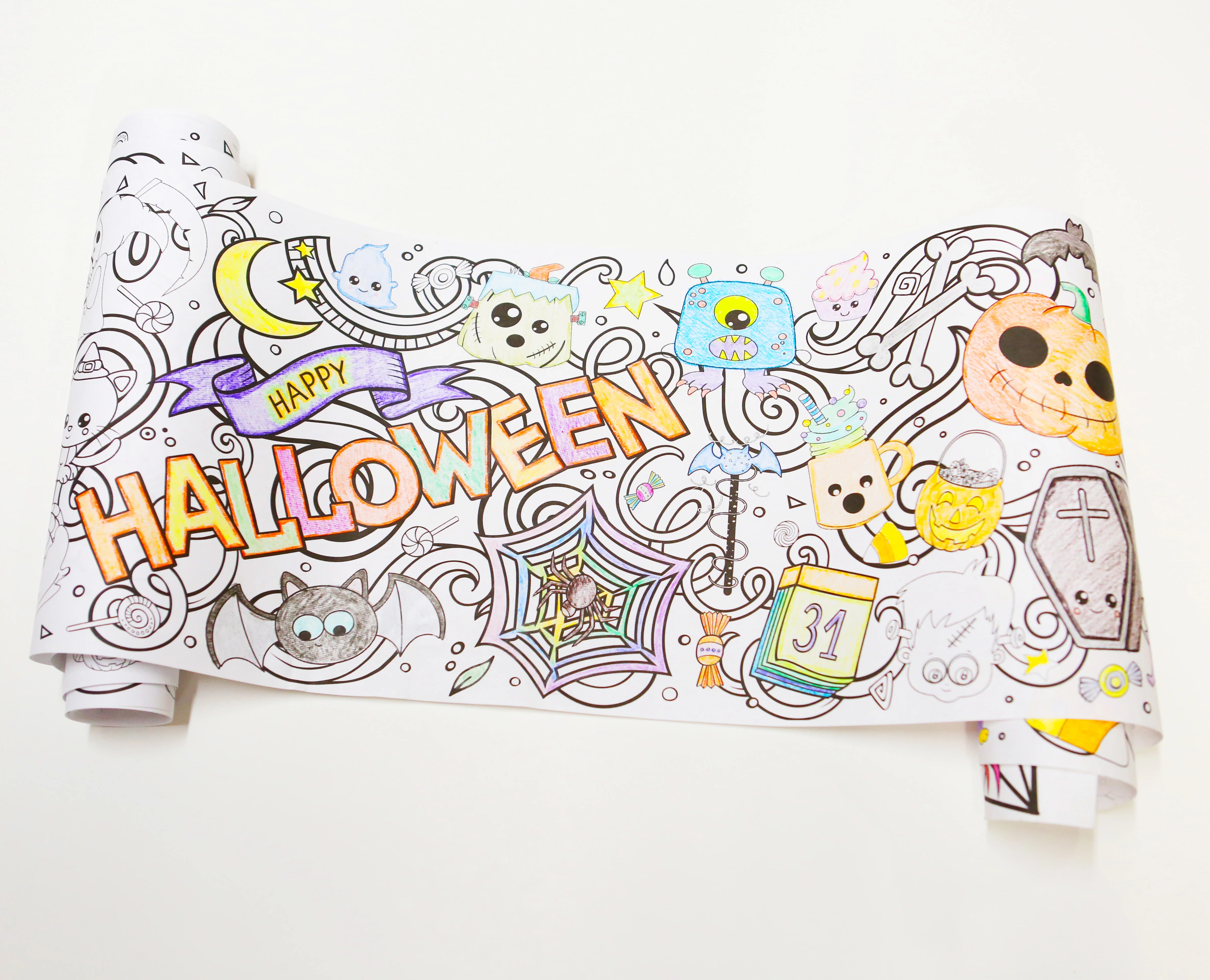 Halloween Coloring Roll - 18 ft long - Image 13