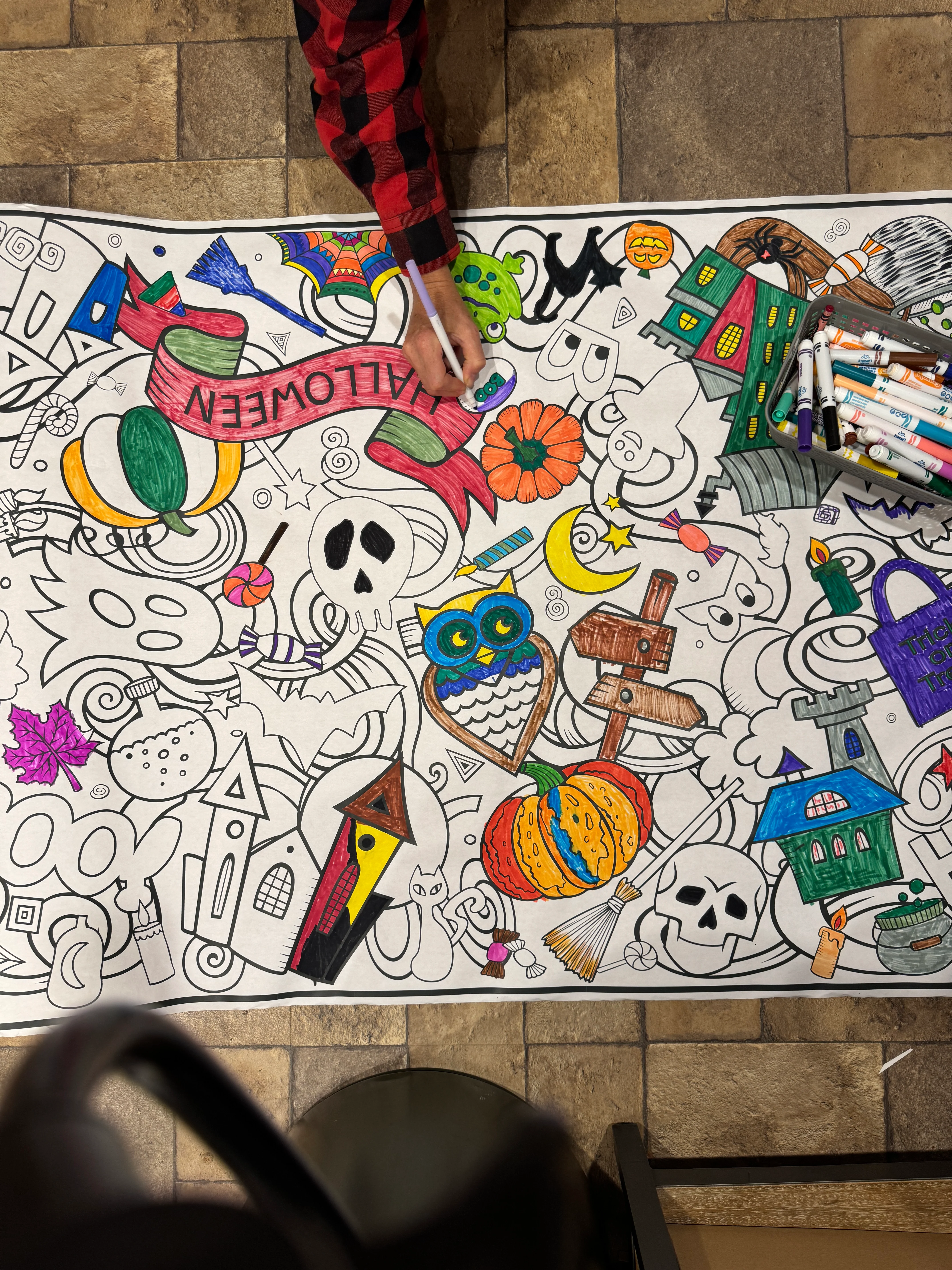 Halloween Everyday Event Poster and Banner | Large Coloring & Activity Poster for Celebrations, Kids, and Halloween Parties - Image 9
